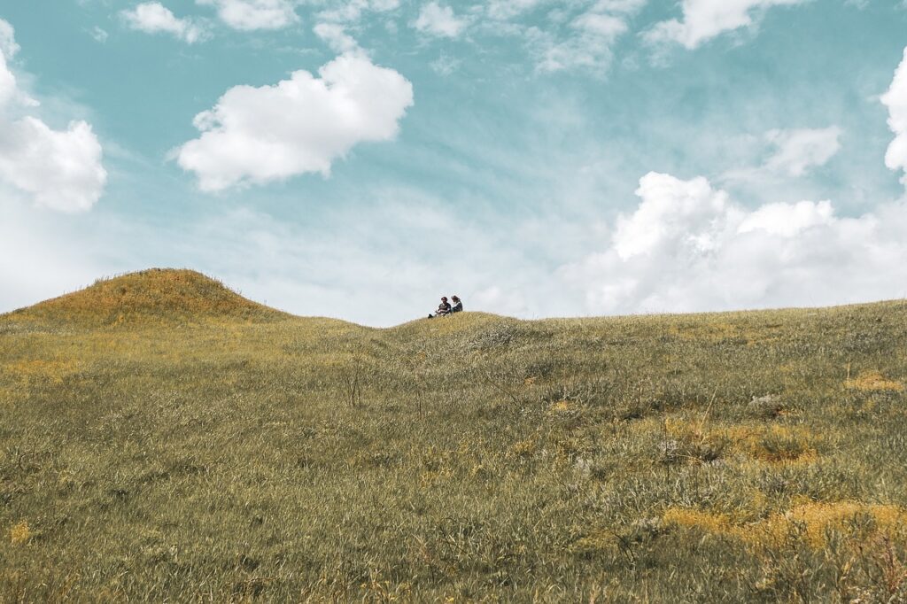 grass, nature, landscape, summer, sky, mountain, sunset, relax, lovers, sky, sky, sky, sky, sky-6264039.jpg